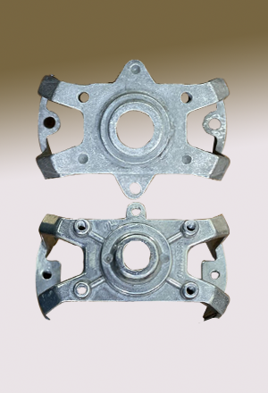 Silver 2mm Aluminium Mixer Motor Bracket