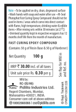 Pidilite M-Seal Phataphat Fast Curing Epoxy Compound Putty