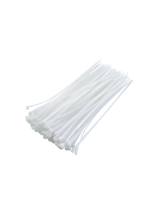 White Plastic cable ties